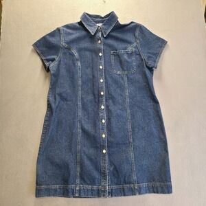 Carolina Blues Women's Denim Button Up Dress Size Plus 20W